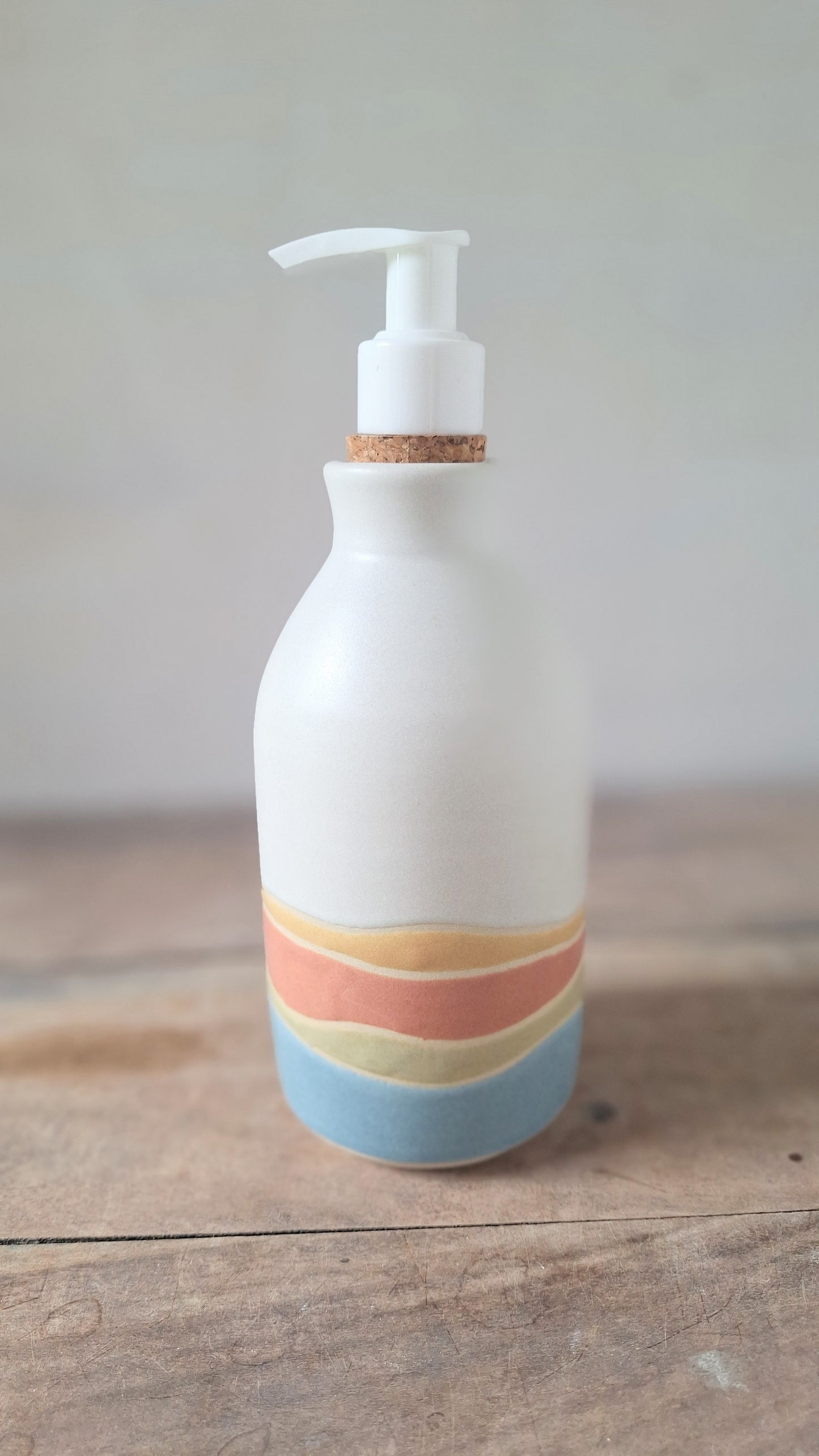 White Landscape Soap Dispenser