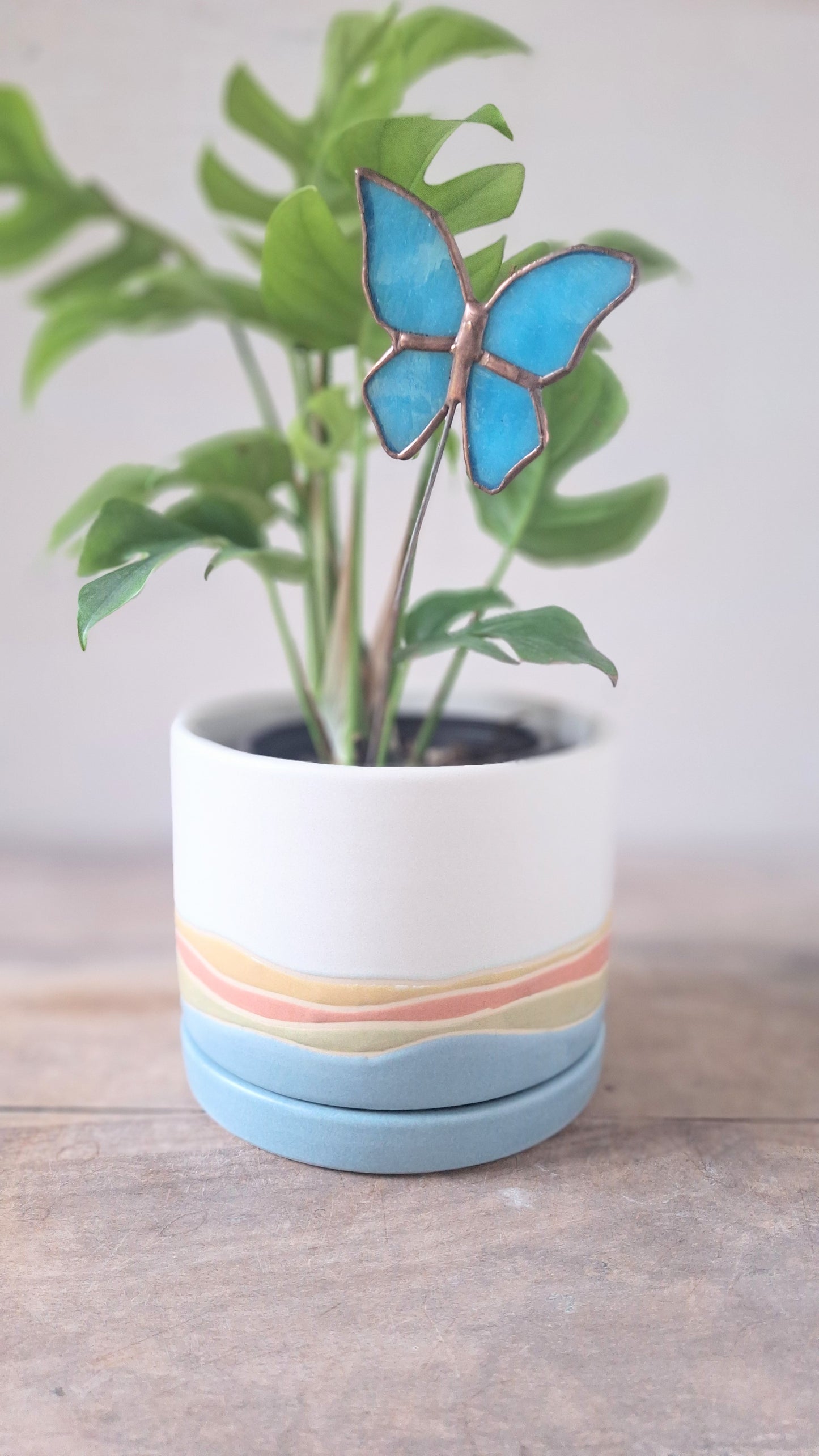 Butterfly Plant Stake - Multiple Colors