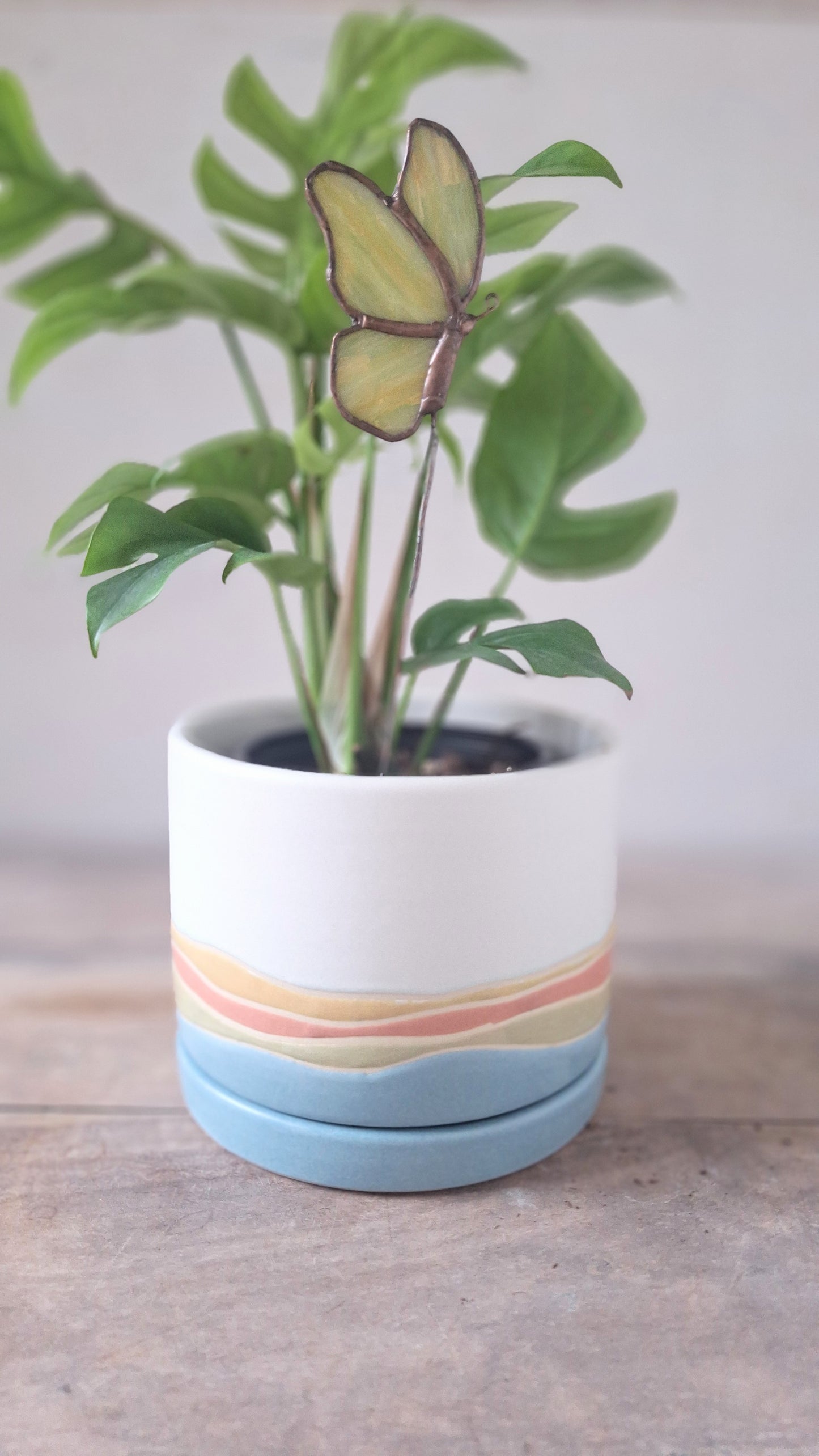 Butterfly Profile Plant Stake - Multiple Colors