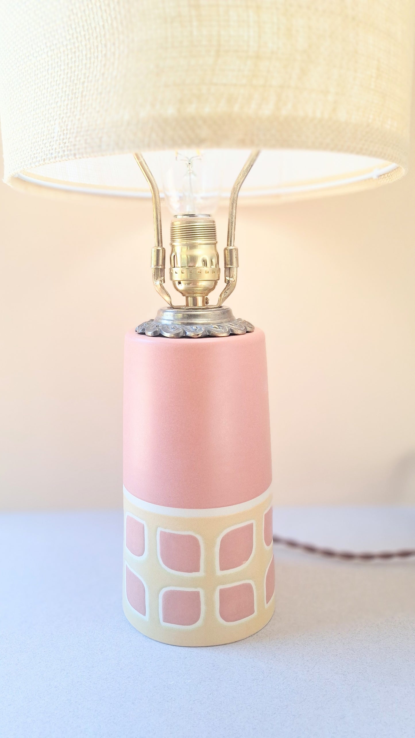 Tower Table Lamp (Henna/Mustard)