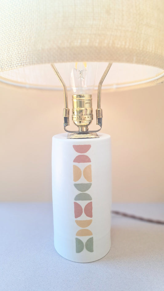 Tower Table Lamp (Multi Half Circles)