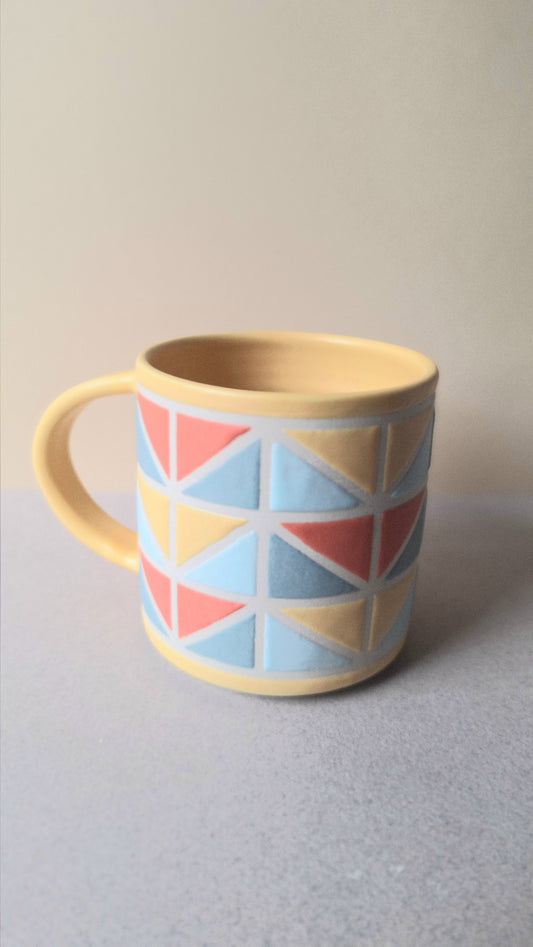 Yellow Wedge Mug