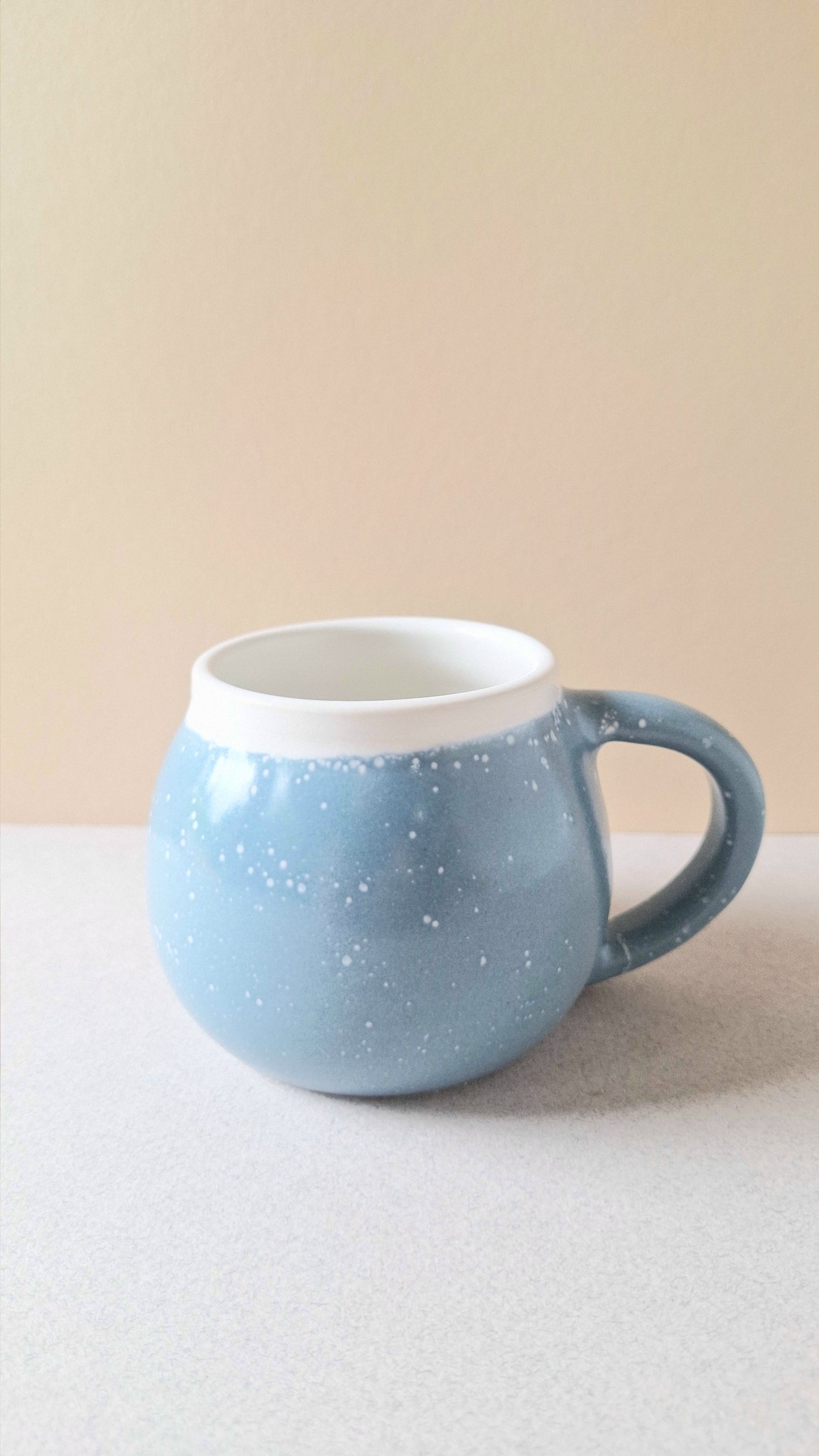 Blue Crackle Tubbie Mug