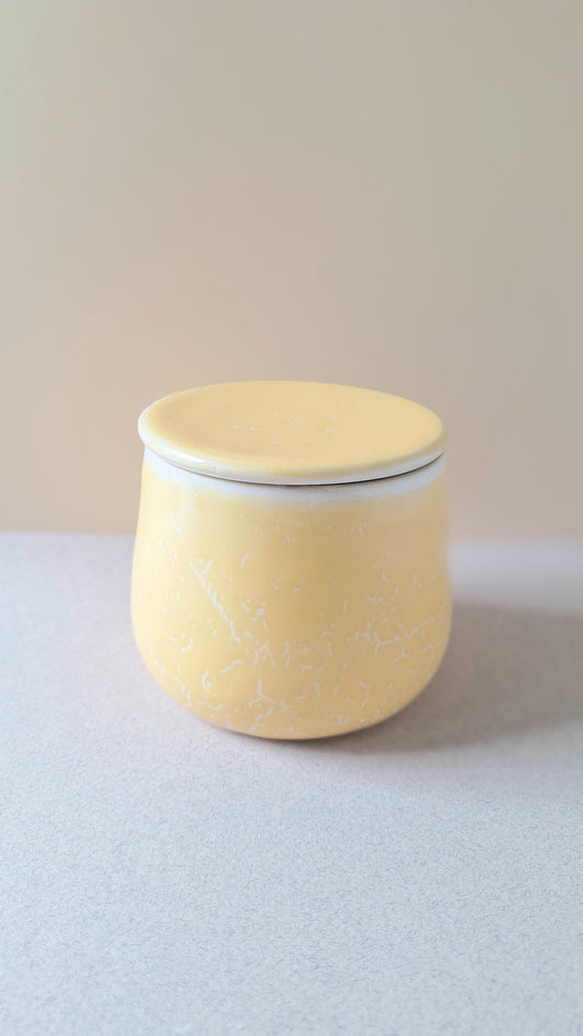 Yellow Crackle Butter Bell