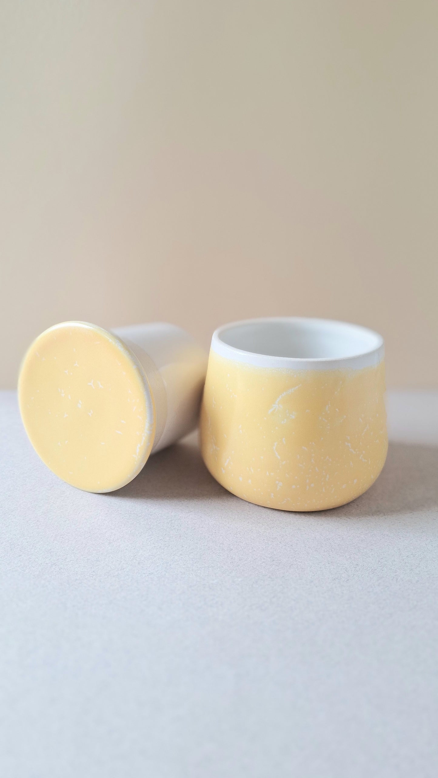 Yellow Crackle Butter Bell