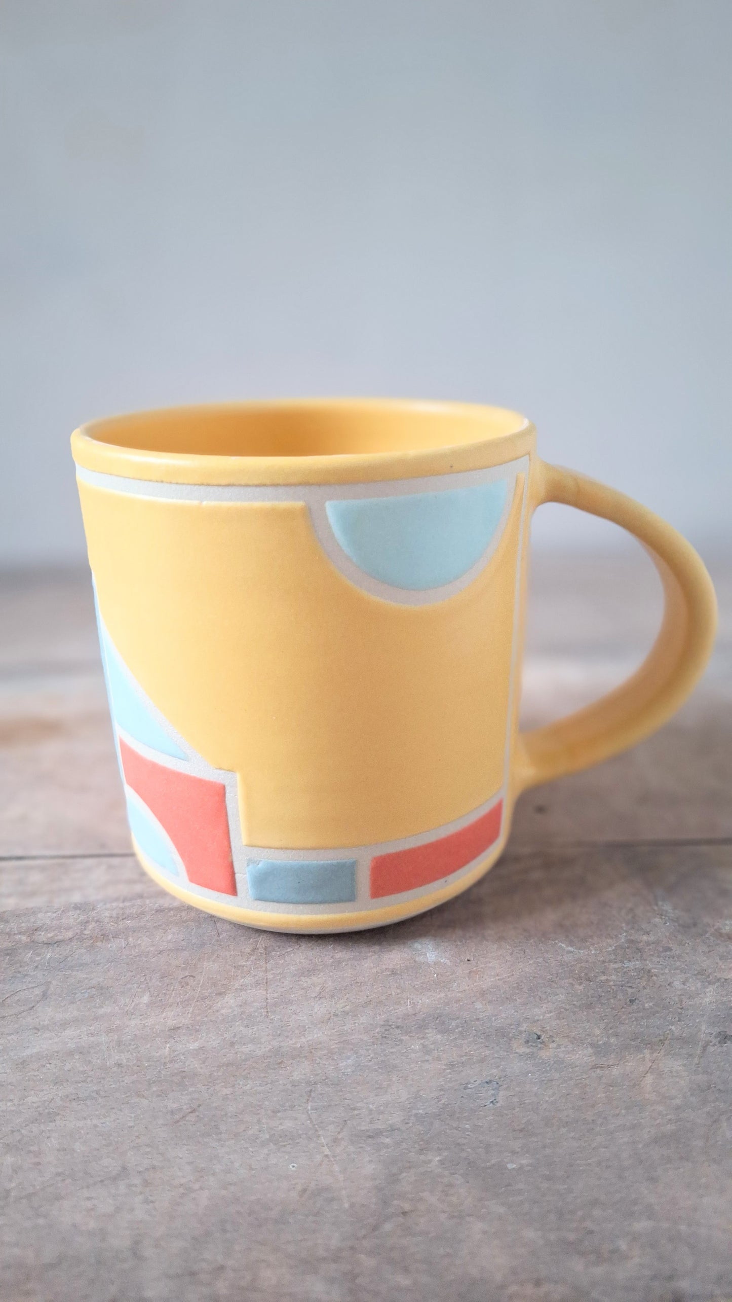 Yellow Geo Mug