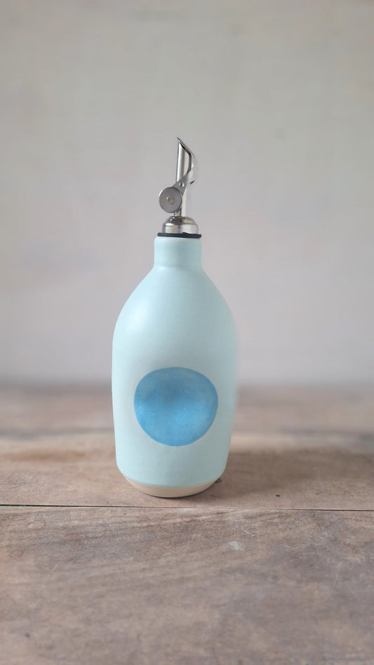 Blue Dot Olive Oil Cruet