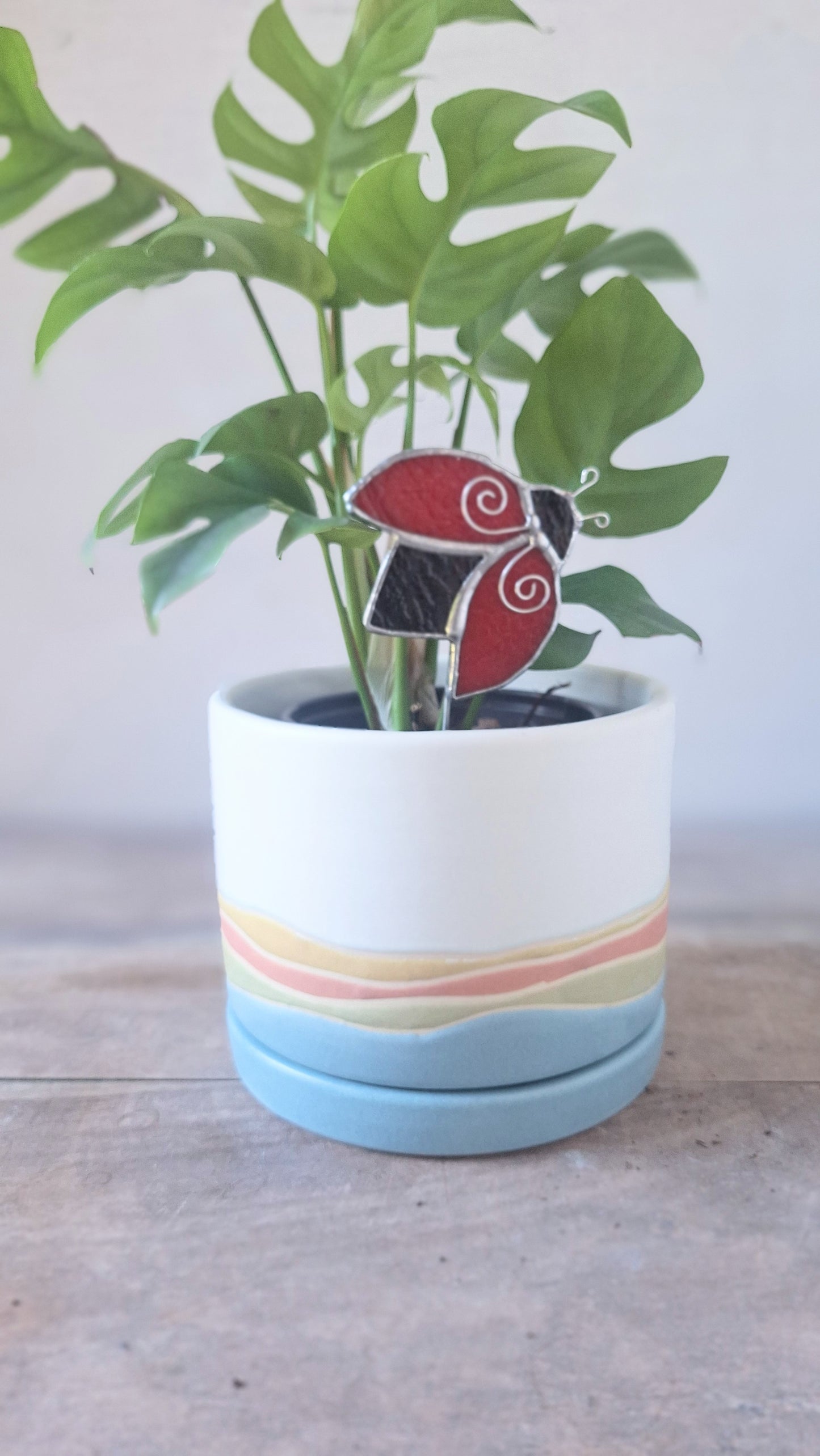 Ladybug Plant Stake