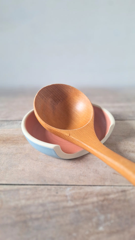 Henna/Blue Spoon Rest