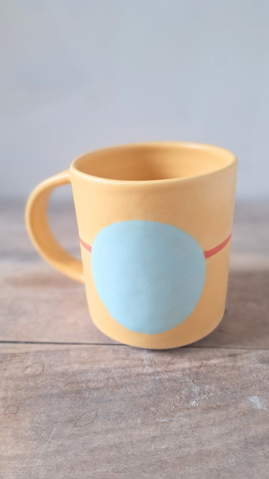 Yellow Geometry Mug