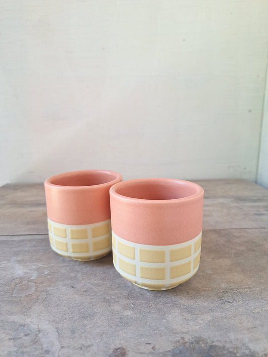 Henna Tile Little Sippers Pair