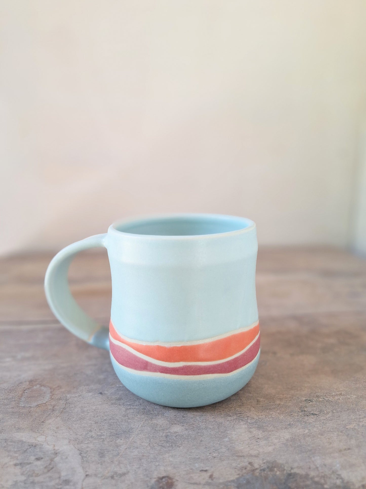 Antique Blue Landscape Mug