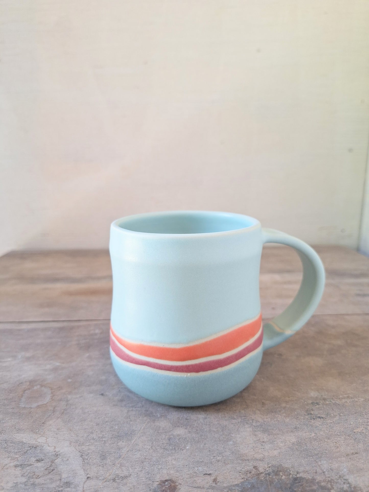 Antique Blue Landscape Mug