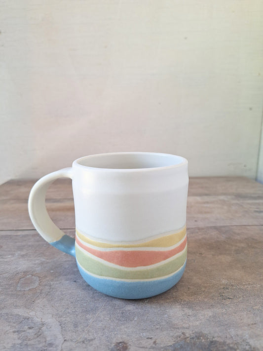 White Landscape Mug