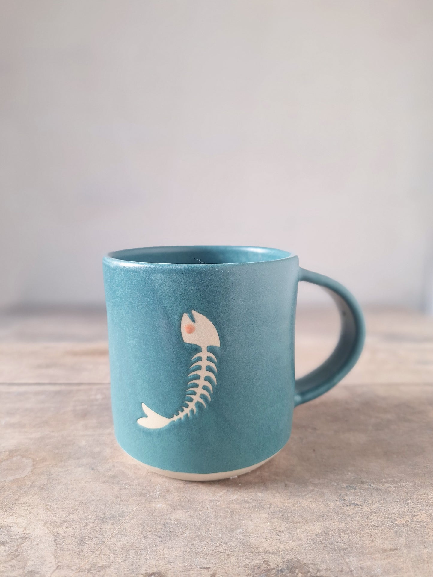 Teal Fish Mug